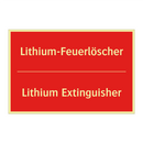 Lithium-Feuerlöscher - Lithium Extinguisher