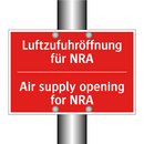 Luftzufuhröffnung für NRA - Air supply opening for NRA
