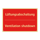 Lüftungsabschaltung - Ventilation shutdown