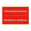 Lüftungsabschaltung - Ventilation shutdown