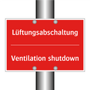 Lüftungsabschaltung - Ventilation shutdown