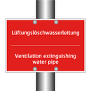 Lüftungslöschwasserleitung - Ventilation extinguishing water /.../