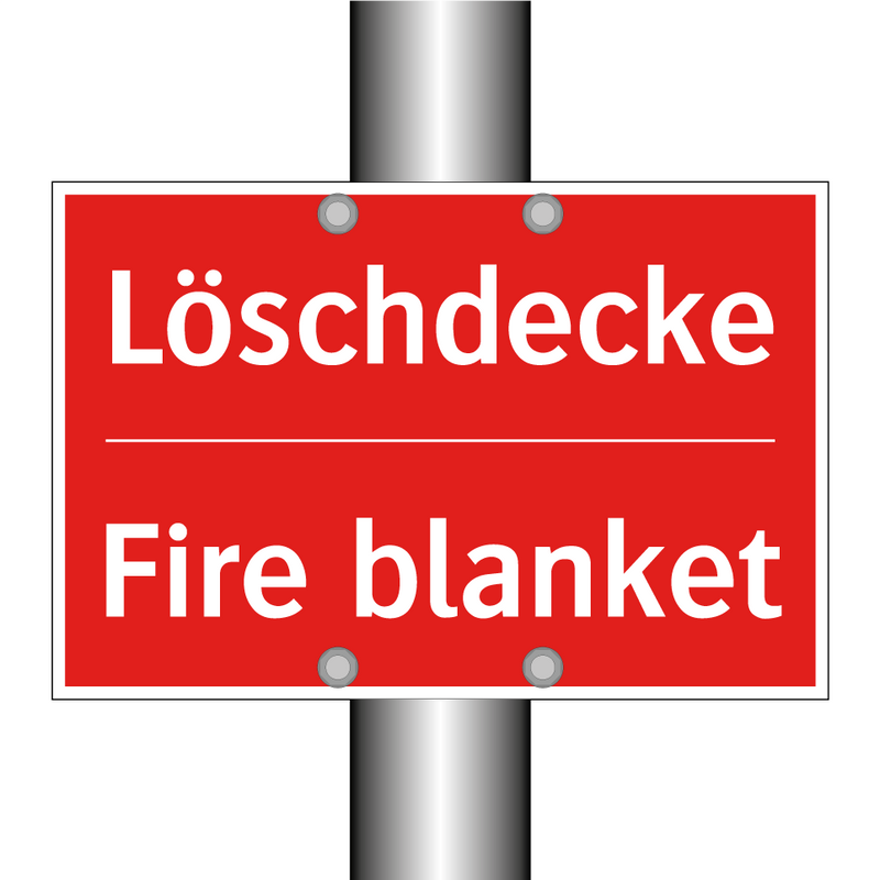 Löschdecke - Fire blanket