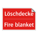 Löschdecke - Fire blanket