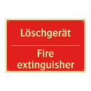 Löschgerät - Fire extinguisher