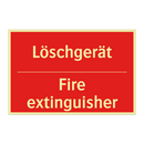 Löschgerät - Fire extinguisher