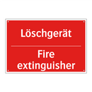 Löschgerät - Fire extinguisher