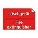 Löschgerät - Fire extinguisher