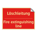 Löschleitung - Fire extinguishing line