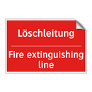 Löschleitung - Fire extinguishing line