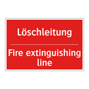 Löschleitung - Fire extinguishing line