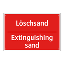 Löschsand - Extinguishing sand