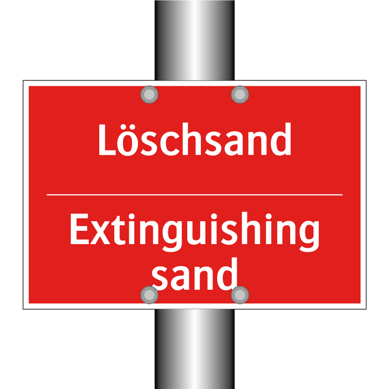 Löschsand - Extinguishing sand