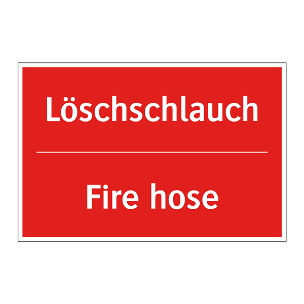 Löschschlauch - Fire hose