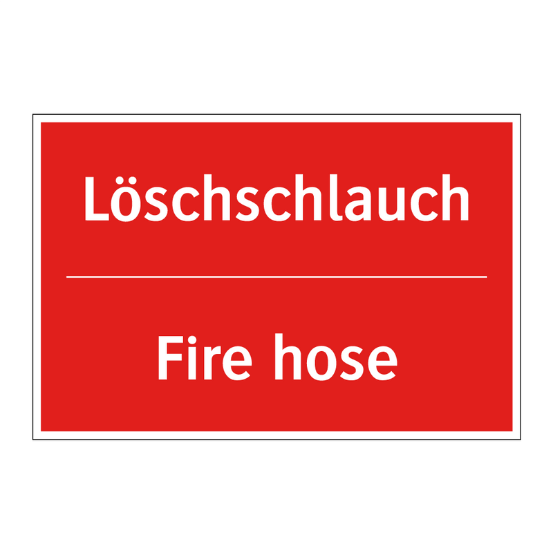 Löschschlauch - Fire hose