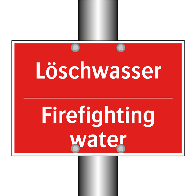 Löschwasser - Firefighting water
