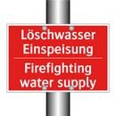 Löschwasser Einspeisung - Firefighting water supply