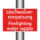 Löschwasser- einspeisung - Firefighting water supply