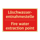 Löschwasser- entnahmestelle - Fire water extraction point