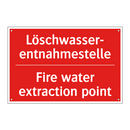 Löschwasser- entnahmestelle - Fire water extraction point