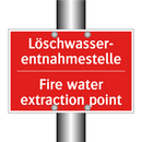 Löschwasser- entnahmestelle - Fire water extraction point