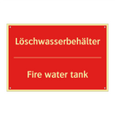 Löschwasserbehälter - Fire water tank