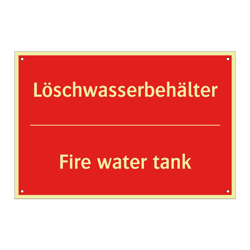 Löschwasserbehälter - Fire water tank