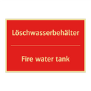 Löschwasserbehälter - Fire water tank