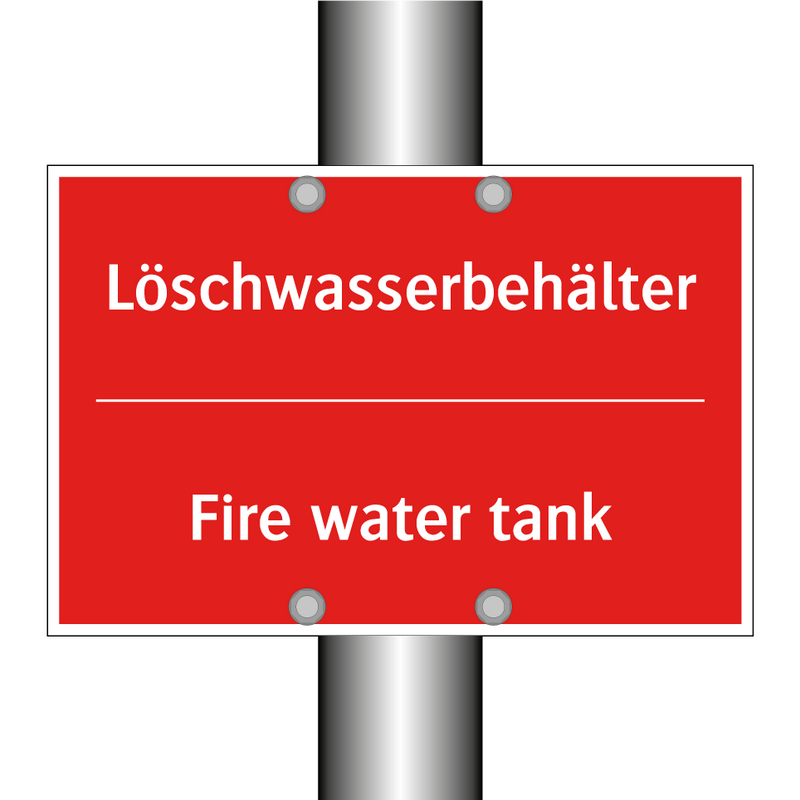Löschwasserbehälter - Fire water tank