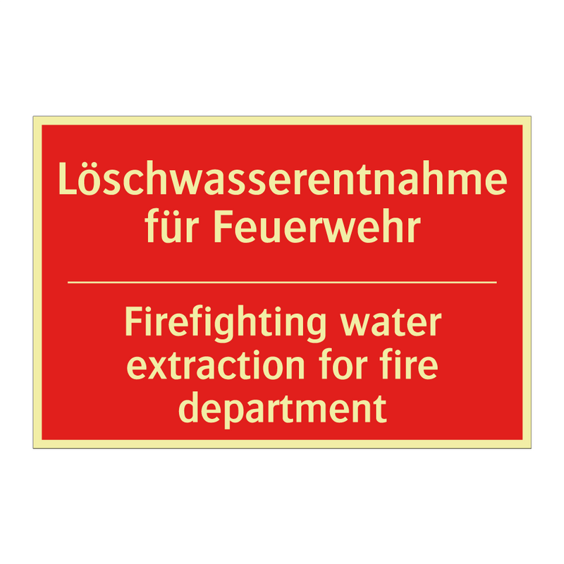 Löschwasserentnahme für Feuerwehr/.../ - Firefighting water extraction /.../