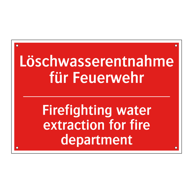 Löschwasserentnahme für Feuerwehr/.../ - Firefighting water extraction /.../