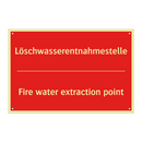Löschwasserentnahmestelle - Fire water extraction point