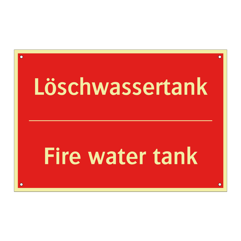 Löschwassertank - Fire water tank