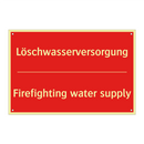 Löschwasserversorgung - Firefighting water supply