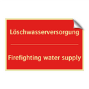Löschwasserversorgung - Firefighting water supply