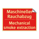 Maschineller Rauchabzug - Mechanical smoke extraction
