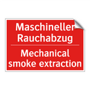 Maschineller Rauchabzug - Mechanical smoke extraction