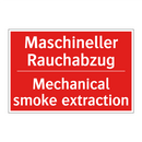 Maschineller Rauchabzug - Mechanical smoke extraction