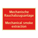 Mechanische Rauchabzugsanlage - Mechanical smoke extraction
