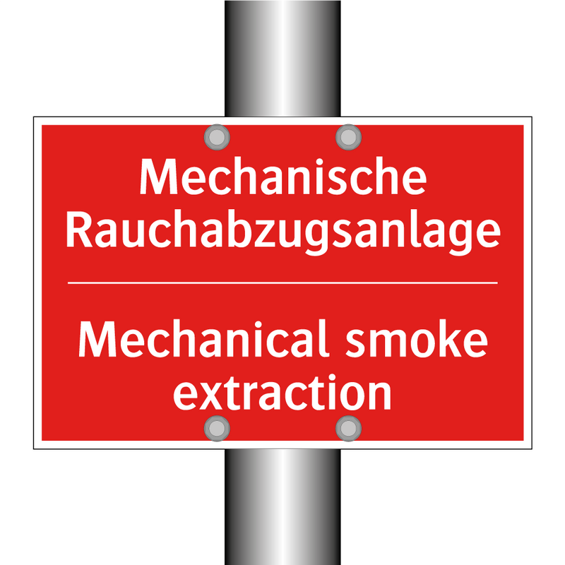 Mechanische Rauchabzugsanlage - Mechanical smoke extraction