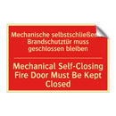 Mechanische selbstschließende /.../ - Mechanical Self-Closing Fire Door /.../