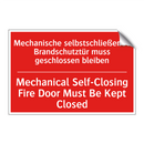 Mechanische selbstschließende /.../ - Mechanical Self-Closing Fire Door /.../