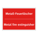 Metall-Feuerlöscher - Metal fire extinguisher