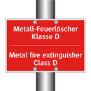 Metall-Feuerlöscher Klasse D - Metal fire extinguisher Class /.../
