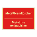 Metallbrandlöscher - Metal fire extinguisher