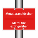 Metallbrandlöscher - Metal fire extinguisher