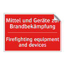 Mittel und Geräte zur Brandbekämpfung/.../ - Firefighting equipment and devices/.../