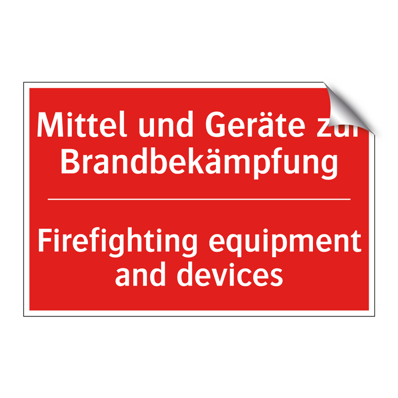 Mittel und Geräte zur Brandbekämpfung/.../ - Firefighting equipment and devices/.../