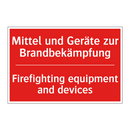 Mittel und Geräte zur Brandbekämpfung/.../ - Firefighting equipment and devices/.../