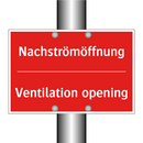 Nachströmöffnung - Ventilation opening